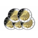 Alemanha 2€ Mecklemburg-Vorpommern 2024 Conjunto 5 letras 